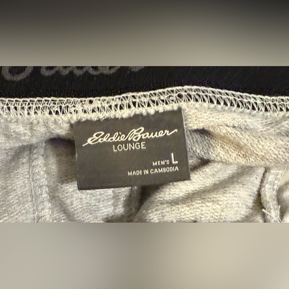 Eddie Bauer Mens 2Pack Sweatpants Lounge Joggers (Navy/Heather Grey, Large) - Picture 5 of 11